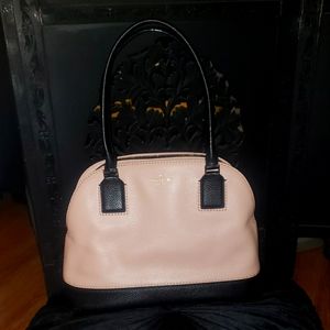 Kate Spade Light Pink & Black Handbag